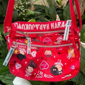 Harajuku Lovers ❤️ Gwen Stefani Fatal Attraction To Cuteness Red Bag